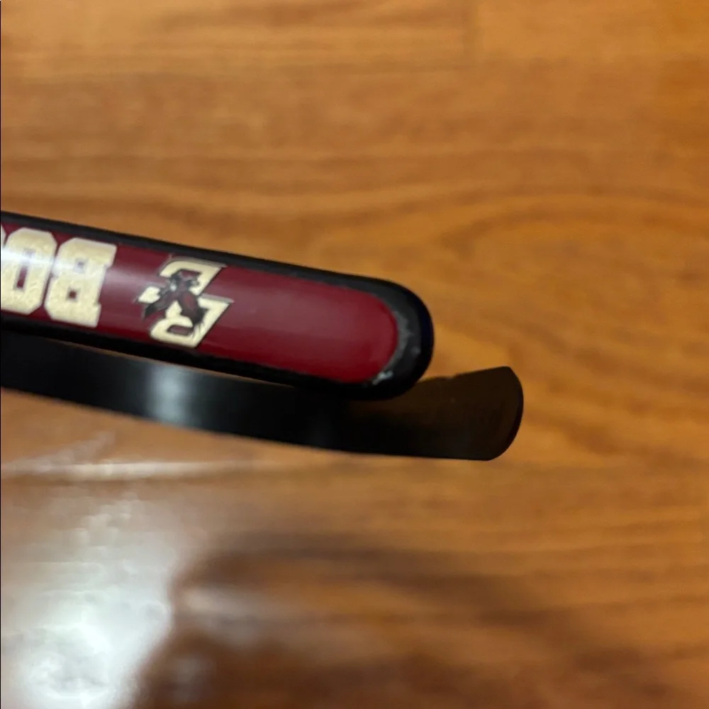 Boston College Headband Preppy Thin Black Maroon Gold Eagle Logo